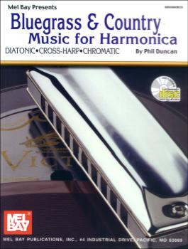 Bluegrass & Country Music for Harmonica w/Online Audio Harmonica