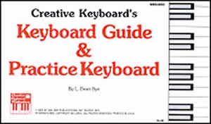 Keyboard Guide & Practice Keyboard by Bye L Dean for Teaching Aid