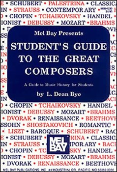 Student's Guide To The Great Composers by Bye L Dean for Textpaper