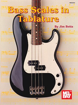 Bass Scales In Tablature by Betts Jim for Elec Bass
