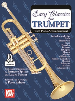 Easy Classics For Trumpet by Spitzer Peter - Spitzer - for Trumpet Duet
