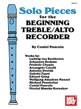Solo Pieces For The Beg Treble/alto Reco for Alto Recor (Recorder)
