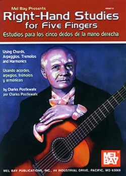 Right-hand Studies For Five Fingers by Postlewate Charles for Guitar Met
