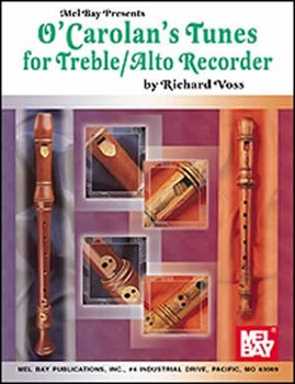 O'carolan's Tunes For Treble/alto Record by Voss Richard - Treble/alto Recorder - for Alto Recor