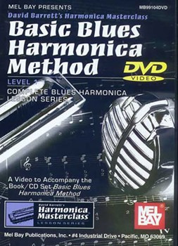 Basic Blues Harmonica Method DVD by Barrett David for