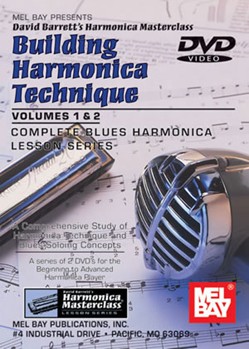 Building Harmonica Technique Volume 1 & 2 DVD by Barrett David for