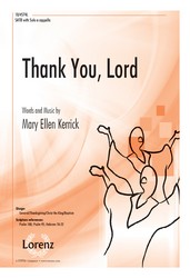 Thank You, Lord SATB,Solo,