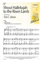Shout Hallelujah to the Risen Lamb SATB