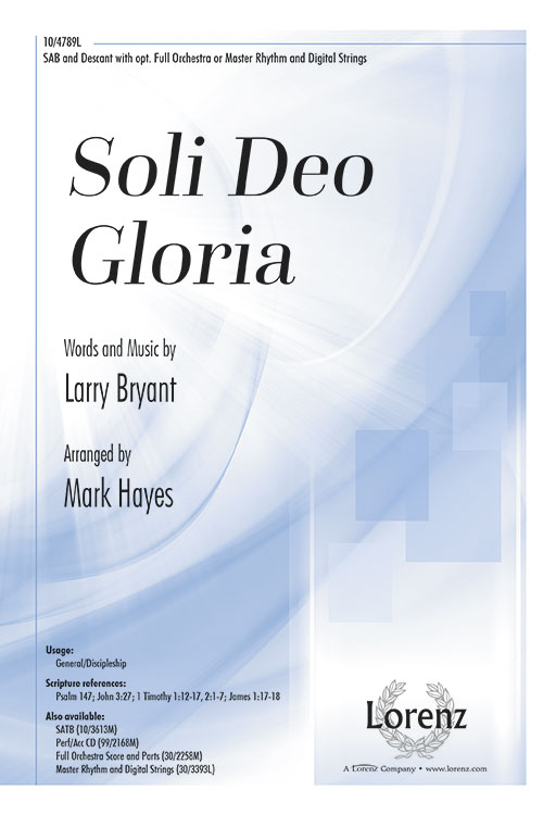 Soli Deo Gloria SATB,Desc,