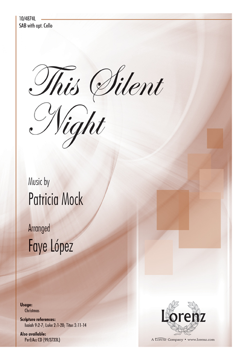 This Silent Night SATB,Pno