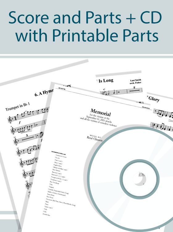 A Living Hope - Full Score and Parts plus CD with Printable Parts Full Orch,