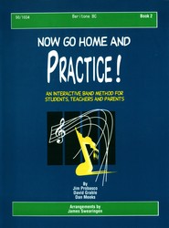 Lorenz Probasco Swearingen  Now Go Home And Practice Book 2 - Baritone Bass Clef