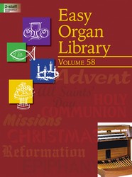 Easy Organ Library Vol 58 [moderately easy organ] Org 2-staf