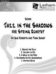 Jazz in the Shadows for String Quartet - Score