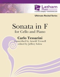 Latham Tessarini C Solow J  Sonata in F for Cello and Piano