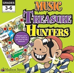 Music Treasure Hunters Board Game GAMES
