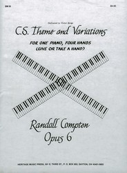 C S Theme And Variations [advanced piano 1p4h] piano duet