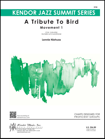 Tribute To Bird, Movement 1 -Jazz Arrangment (Digital Download Only)
