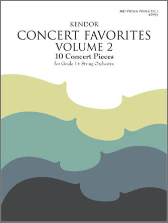 Concert Favorites Volume 2 [3rd Violin] Violin 3
