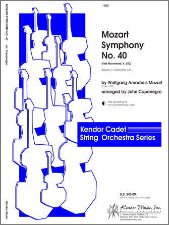 Mozart Symphony No. 40 (First Movement, K. 550) - Orchestra Arrangement