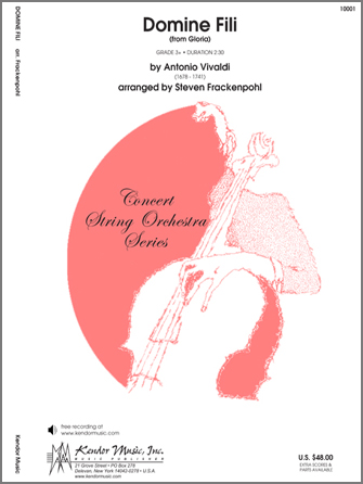 Kendor Vivaldi              Frackenpohl S  Domine Fili - String Orchestra