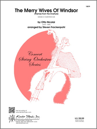 The Merry Wives Of Windsor (Themes From The Overture) - Orchestra Arrangement