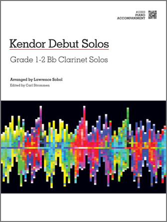 Kendor Debut Solos w/mp3 [clarinet piano accompaniment] Clar Acc