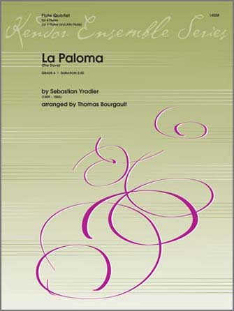 La Paloma [flute quartet] Yradier/Bourgault Flute Qrt