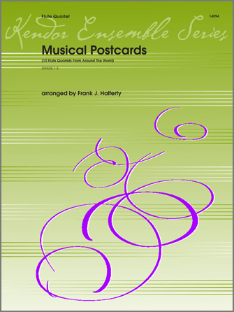 Kendor Various              Halferty F  Musical Postcards - Flute Quartet