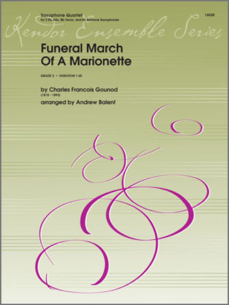 Funeral March of a Marionette [sax quartet] Gounod/Balent Sax Qrt