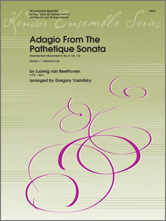 Kendor Beethoven            Yasinitsky G  Adagio from the Pathetique Sonata - Woodwind Quintet