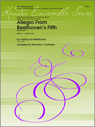 Allegro from Beethoven's Fifth Mvmt 1 [woodwind 5tet] WWD 5TET