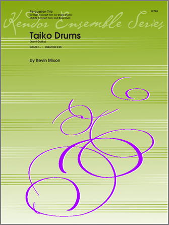 Taiko Drums [perc trio] PERCUSSION