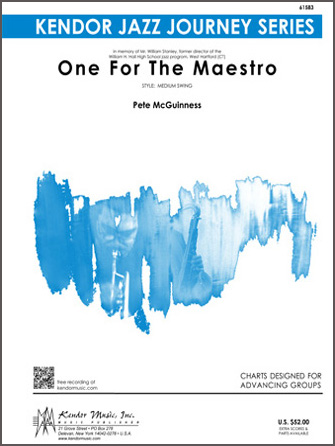 Kendor McGuinness P   One For the Maestro - Jazz Ensemble