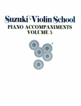 Alfred    Suzuki Violin School Volume 5 - Piano Accompaniment