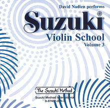 Suzuki Violin School, Volume 3 [Violin] CD