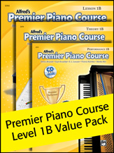 Alfred Premier Piano Course Lesson/Theory/Performance 1B Value Pack