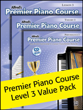 Alfred    Premier Piano Course Lesson/Theory/Performance 3 Value Pack