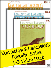 Kowalchyk & Lancaster's Favorite Solos: Books 1-3 Value Pack