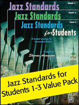 Jazz Standards for Students 1-3 Value Pack PIANO