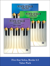 Five-Star Solos 1-3 (Value Pack) [Piano] Piano