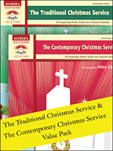 The Traditional & The Contemporary Christmas Service (Value Pack) [Piano]