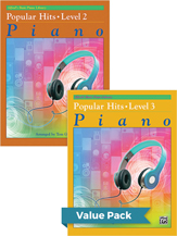 Alfred's Basic Piano Course: Popular Hits, Levels 2 & 3 (Value Pack)