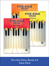 Five-Star Solos 4-6 (Value Pack) [Piano] Piano