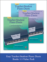 Easy Teacher-Student Piano Duets 1-3 (Value Pack) [Piano] Piano
