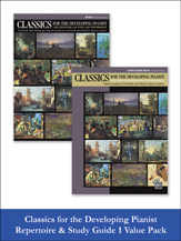 Classics for the Dev. Pianist Bk 1 & Study Guide 1 - piano