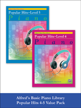 Alfred's Basic Piano Library: Popular Hits, Levels 4 & 5 [Piano] - Piano