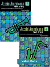 Jazzin' Americana for Two Books 3-4 (Value Pack) [Piano]