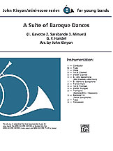 A Suite Of Baroque Dances - Band Arrangement