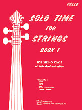 Alfred  Etling/siennicki  Solo Time for Strings Book 1 - Cello
